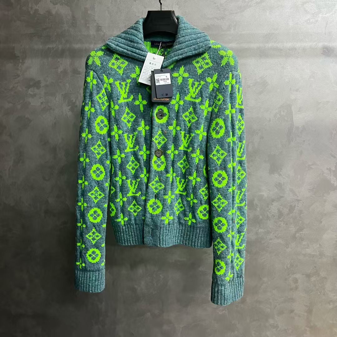 99新 LouisVuitton/路易威登 绿色虎年限定毛衣/s