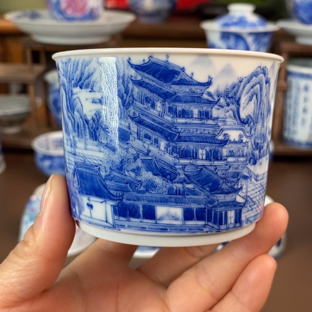 景德镇陶瓷手工手绘