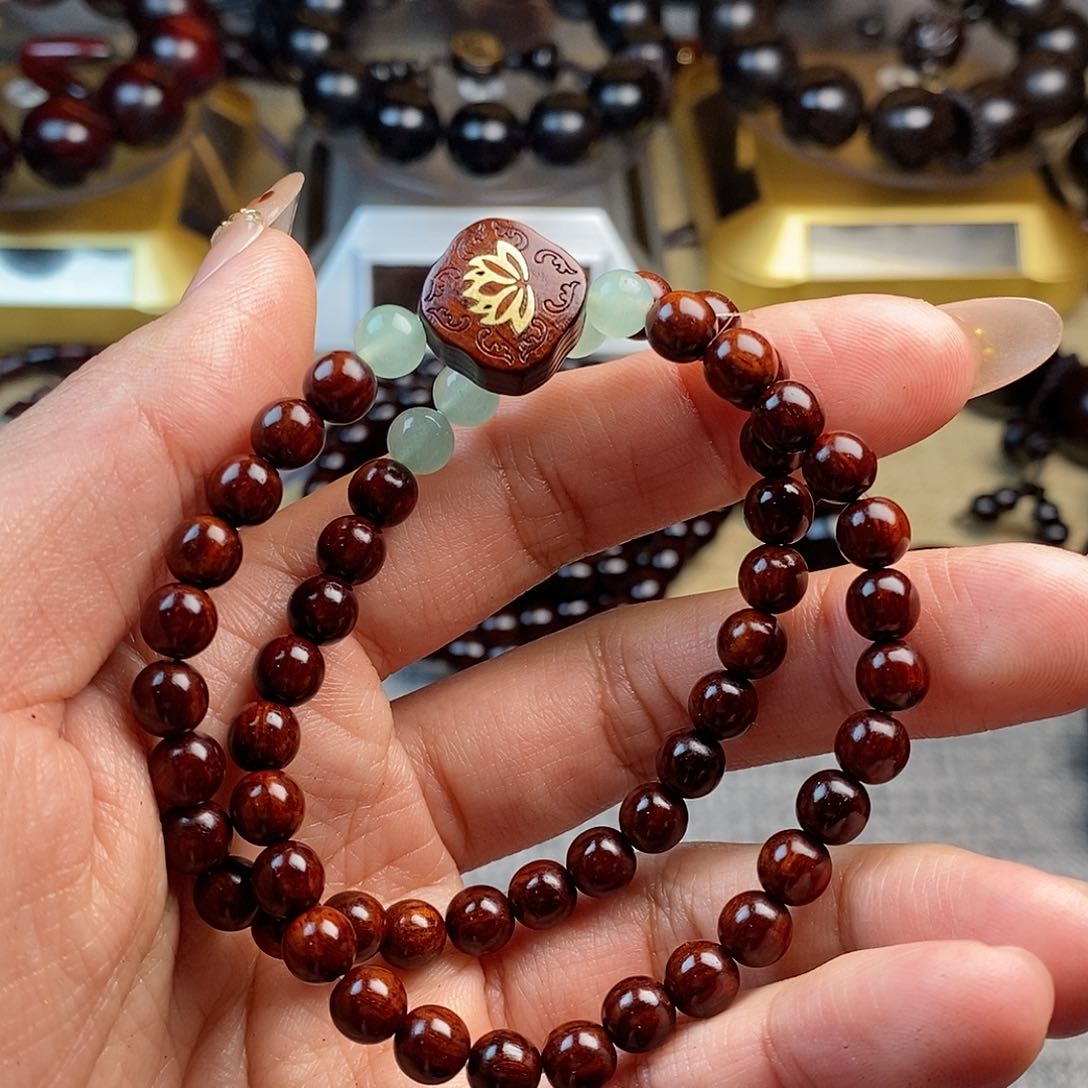 檀香紫檀（小叶紫檀）0.6双圈diy