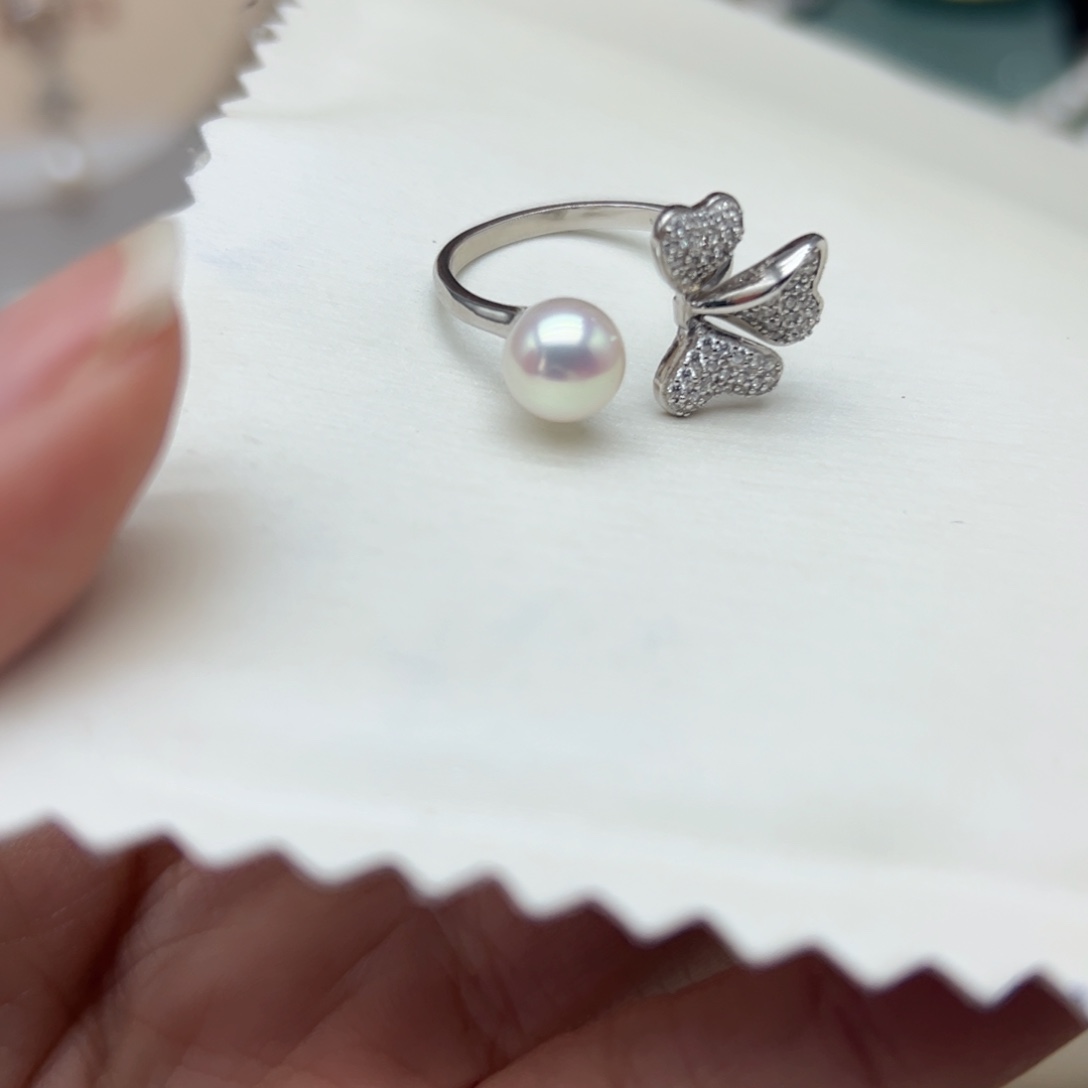 淡水珍珠珍珠银S925镶嵌