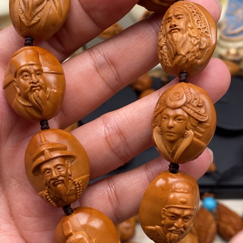 【闪购商品】橄榄核手串橄榄手工雕刻工艺