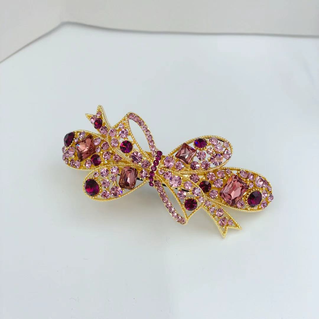 97号8cm休闲风原创日韩发夹边夹气质横夹韩版时尚发卡一字夹