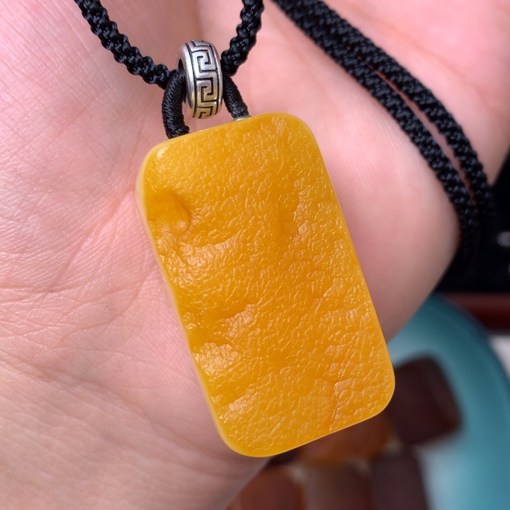 原皮留皮牌子吊坠