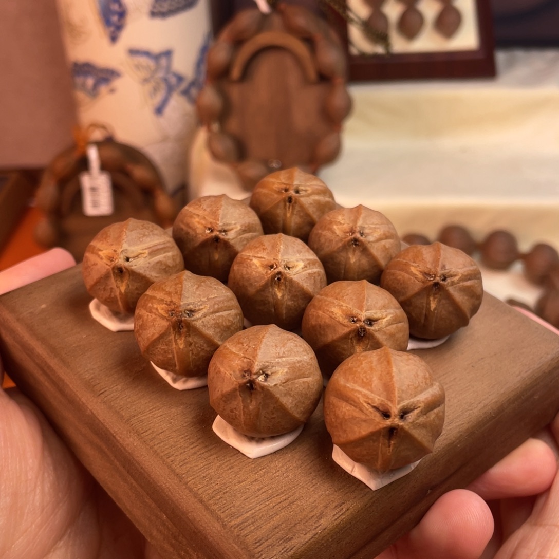 炫****橄榄核手串/手链2224梅林铁核定制散籽