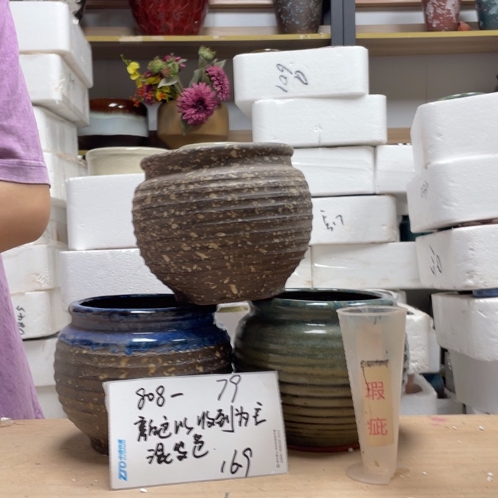 粗陶花盆多肉微瑕79