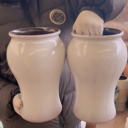 紫砂花盆高28口15————-