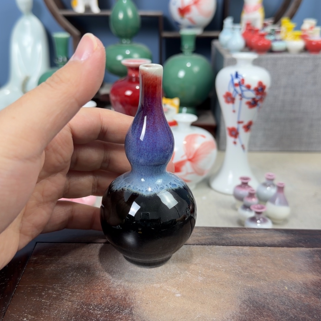 陶瓷手工小花器摆件
