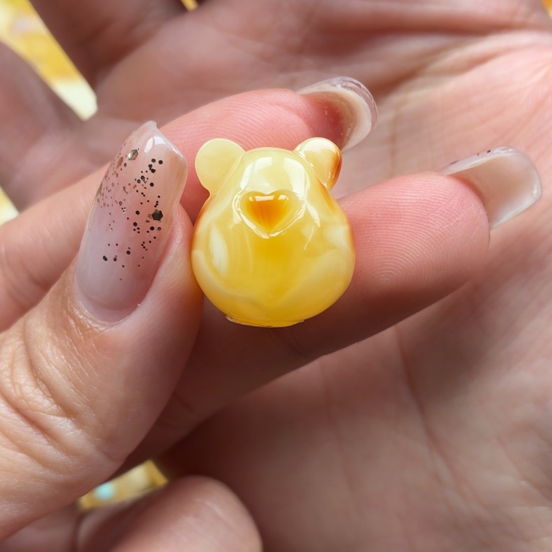 琥珀未镶嵌裸石蜜蜡