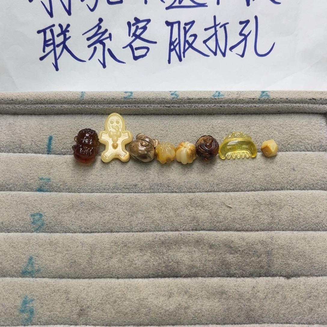 木***森琥珀未镶嵌裸石天然琥珀