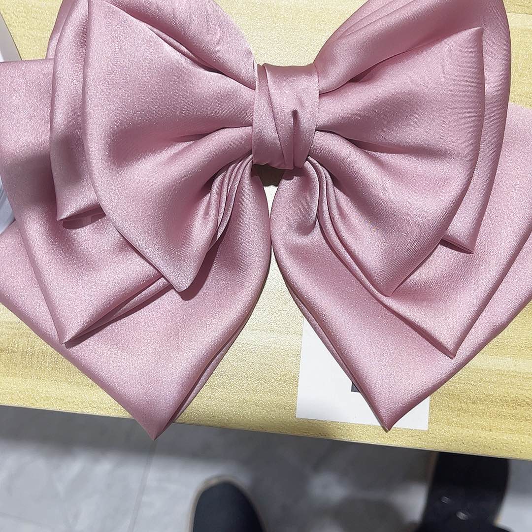 皮质铁合金蝴蝶结发夹