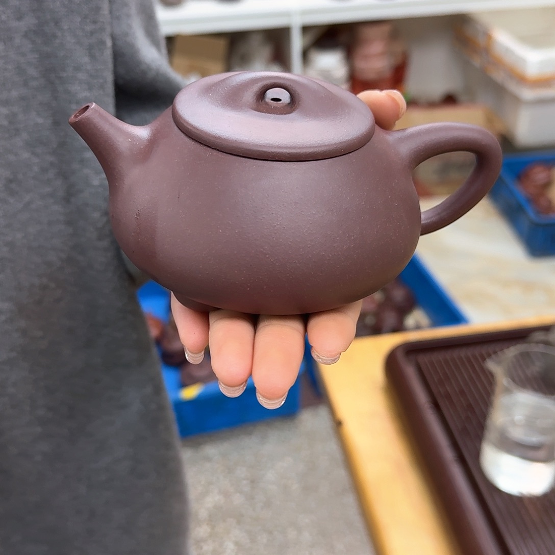 紫砂茶壶紫砂壶满瓢320cc