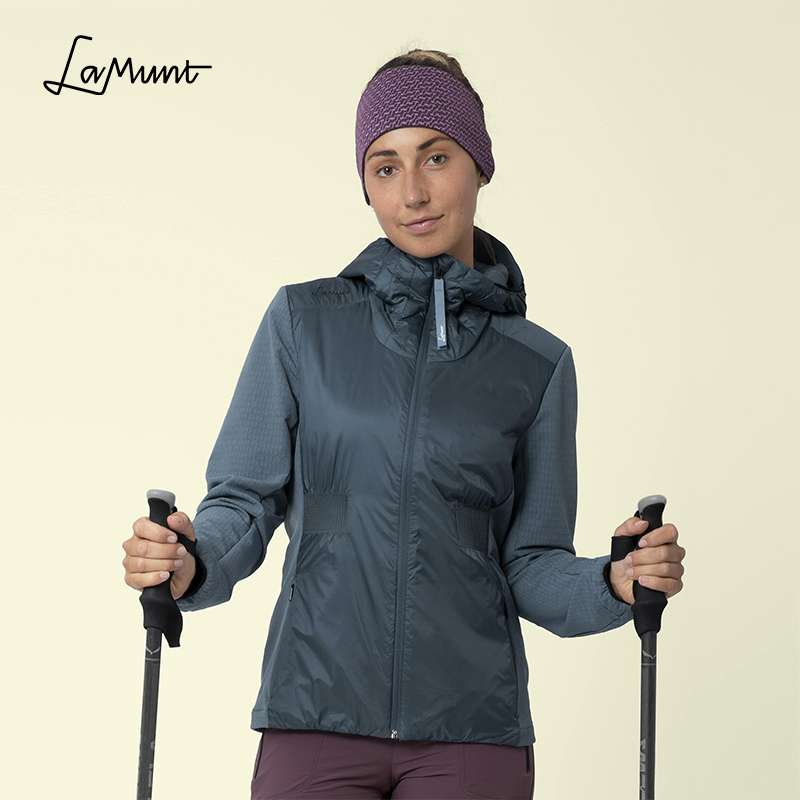 LaMunt拉慕ALBERTA女士弹力抓绒保暖夹克外套通勤穿搭50090