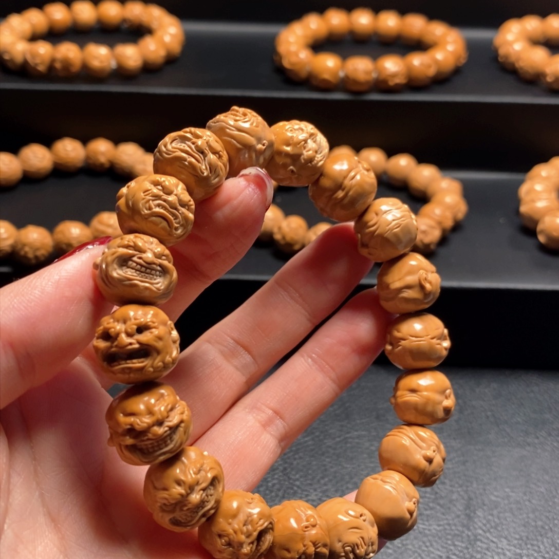 猴头核桃手串小*灰大恶僧