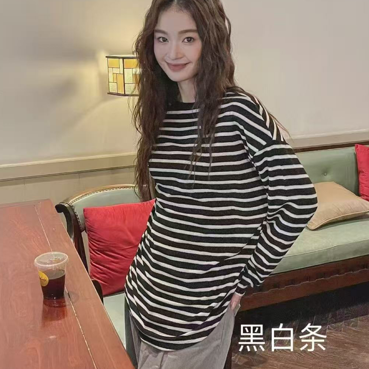 （现）25809女士休闲百搭羊绒（LJ）