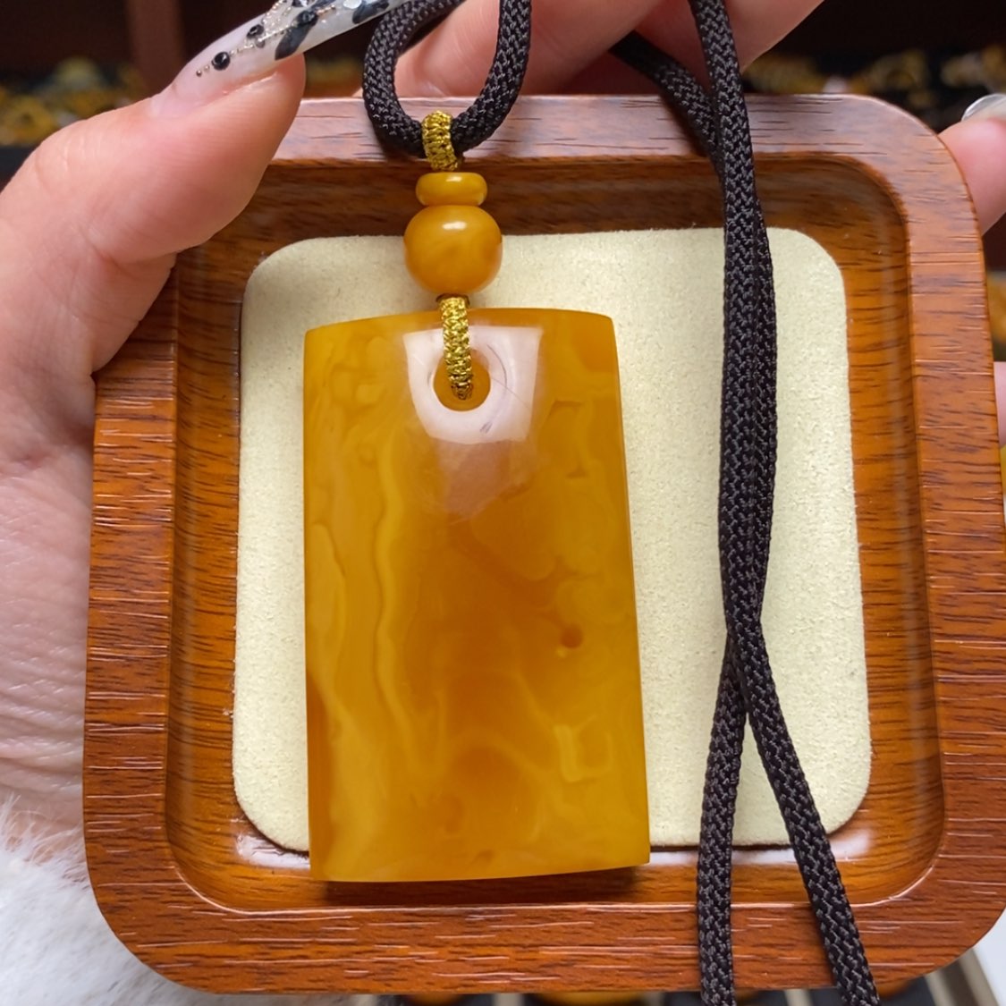 【闪购商品】蜜蜡颈饰未镶嵌项链