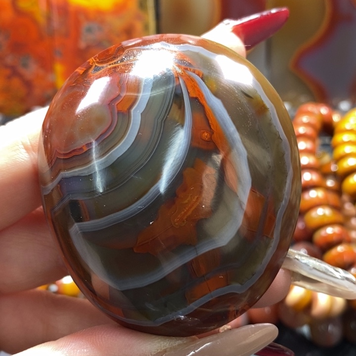 玛瑙/玉髓把件未镶嵌