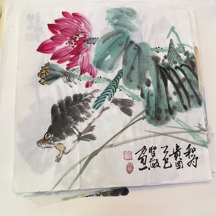 国画张圣敏先生纯手绘作品