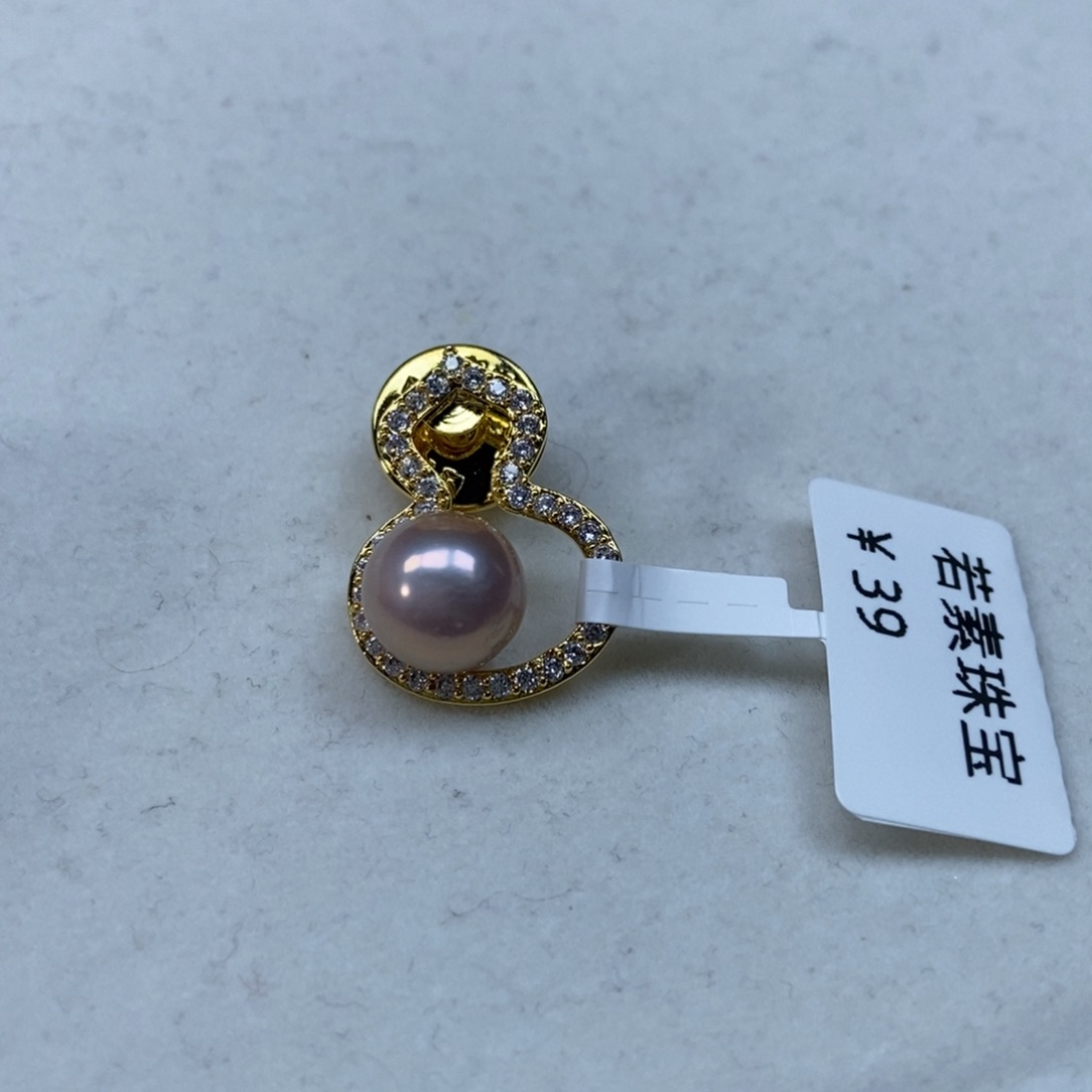 淡水珍珠胸针合金福利099