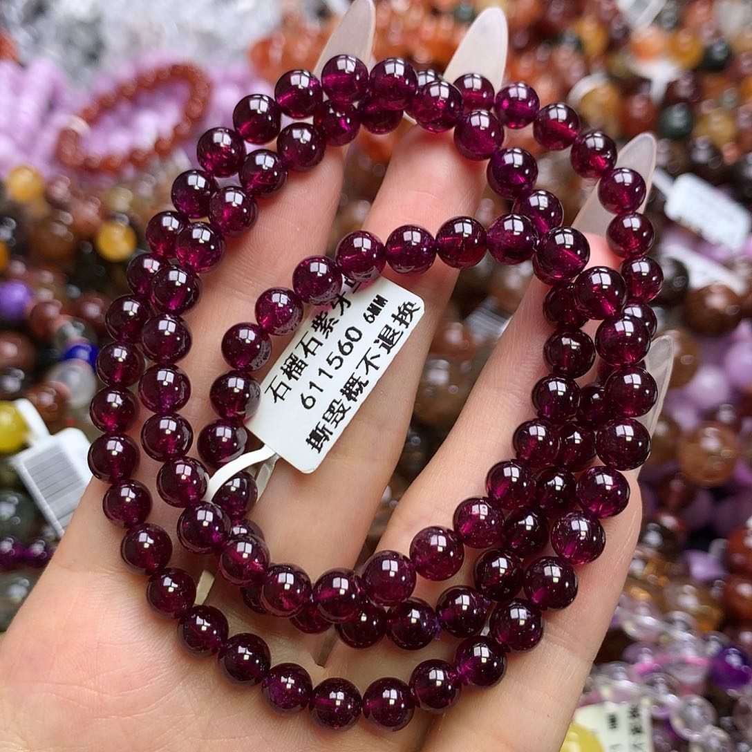 手链未镶嵌石榴石手链