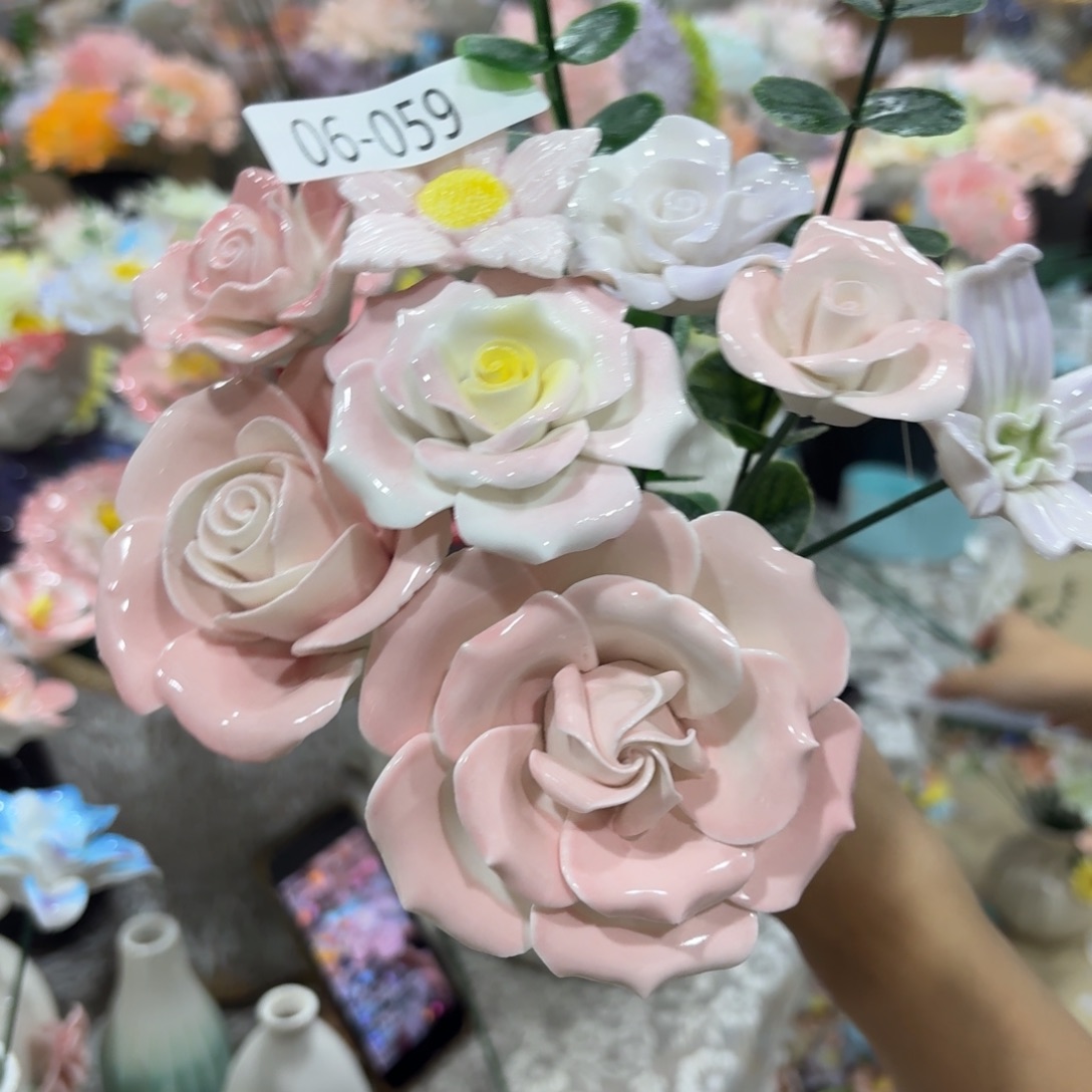 陶瓷花，20元发货，退款拉黑659