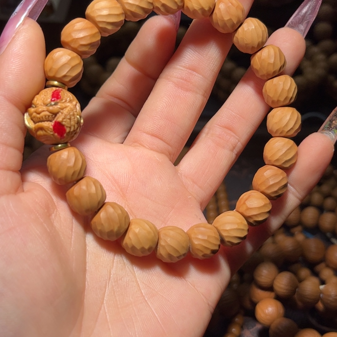 猴头核桃吊坠11纯手工云痕手串加单颗全品无瑕无药