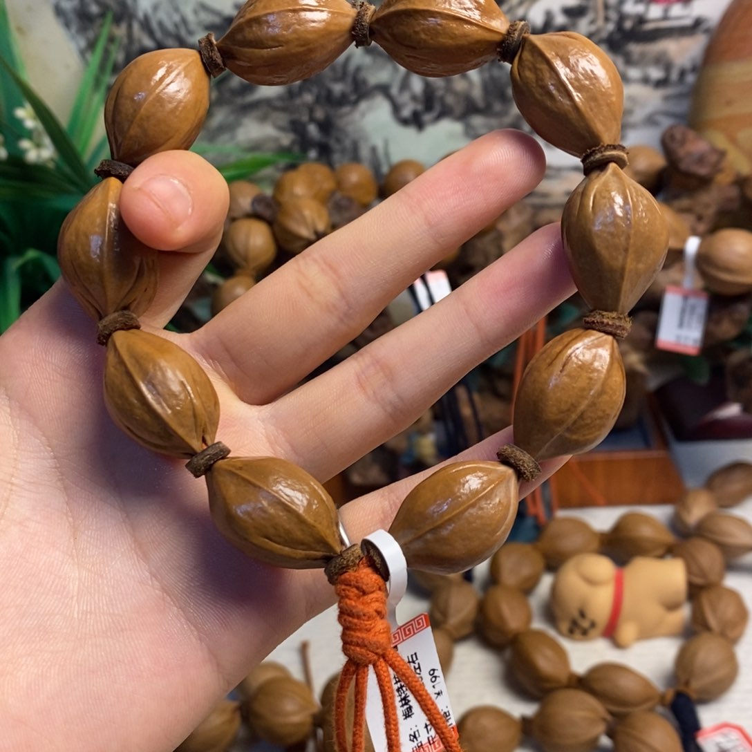 橄榄核手串/手链梅林铁核16/25左右去霜