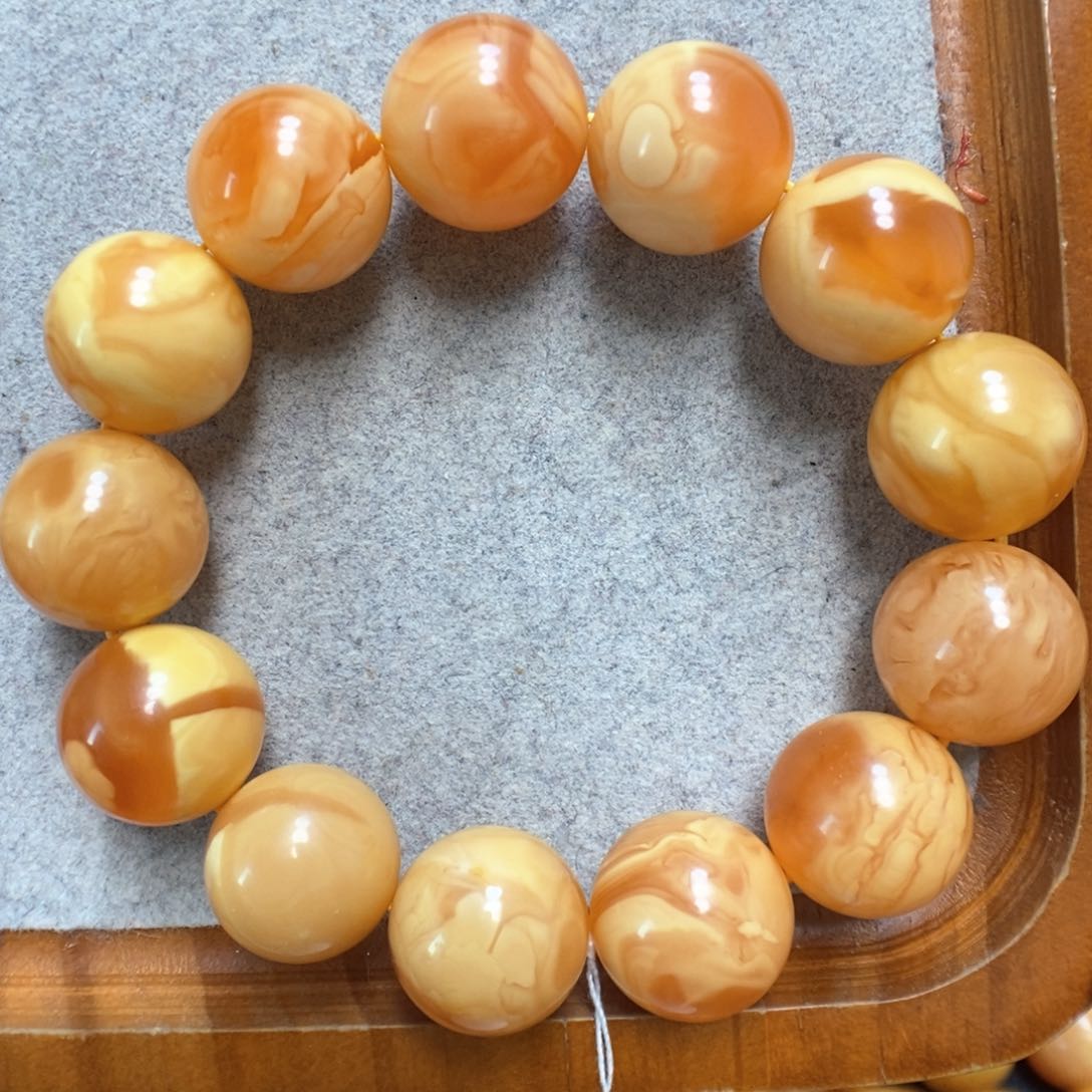 蜜蜡手串未镶嵌蜜蜡手串