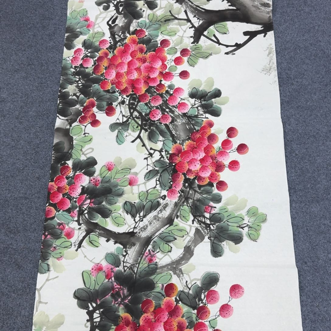 国画国画作品宣纸纯手绘