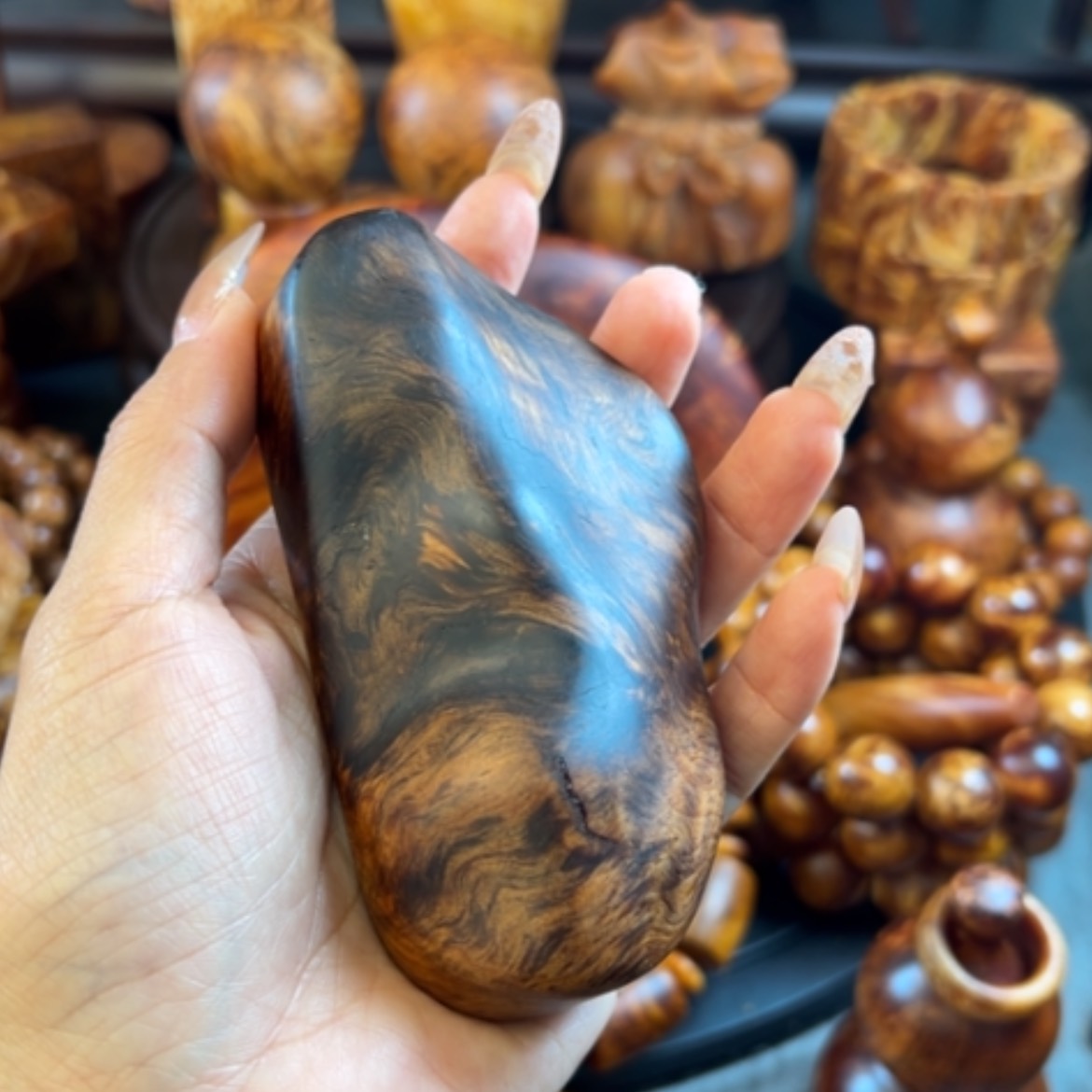 【闪购商品】松木（琥珀木）把件
