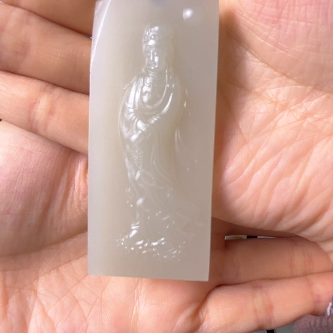 和田玉（糖玉）颈饰未镶嵌