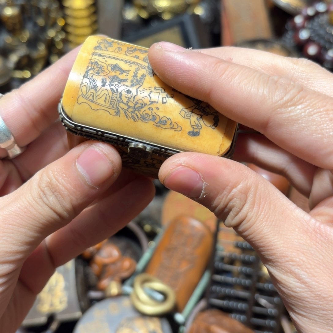 珍华铜器文玩摆件