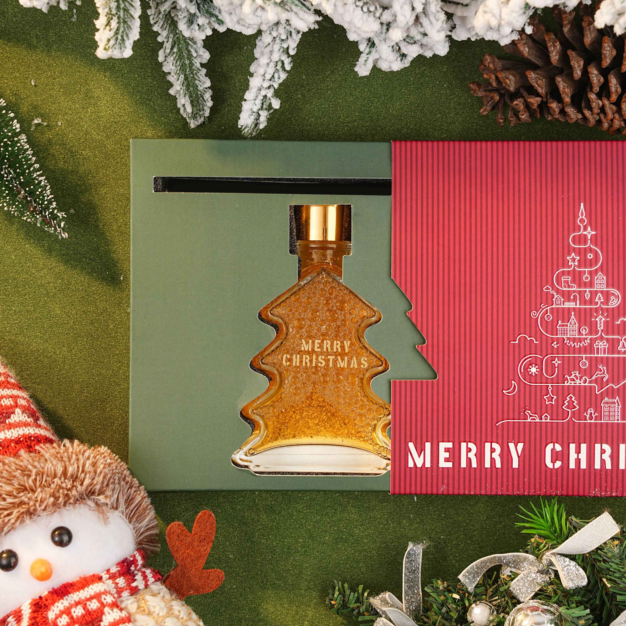 圣诞树金箔家居香薰礼盒装