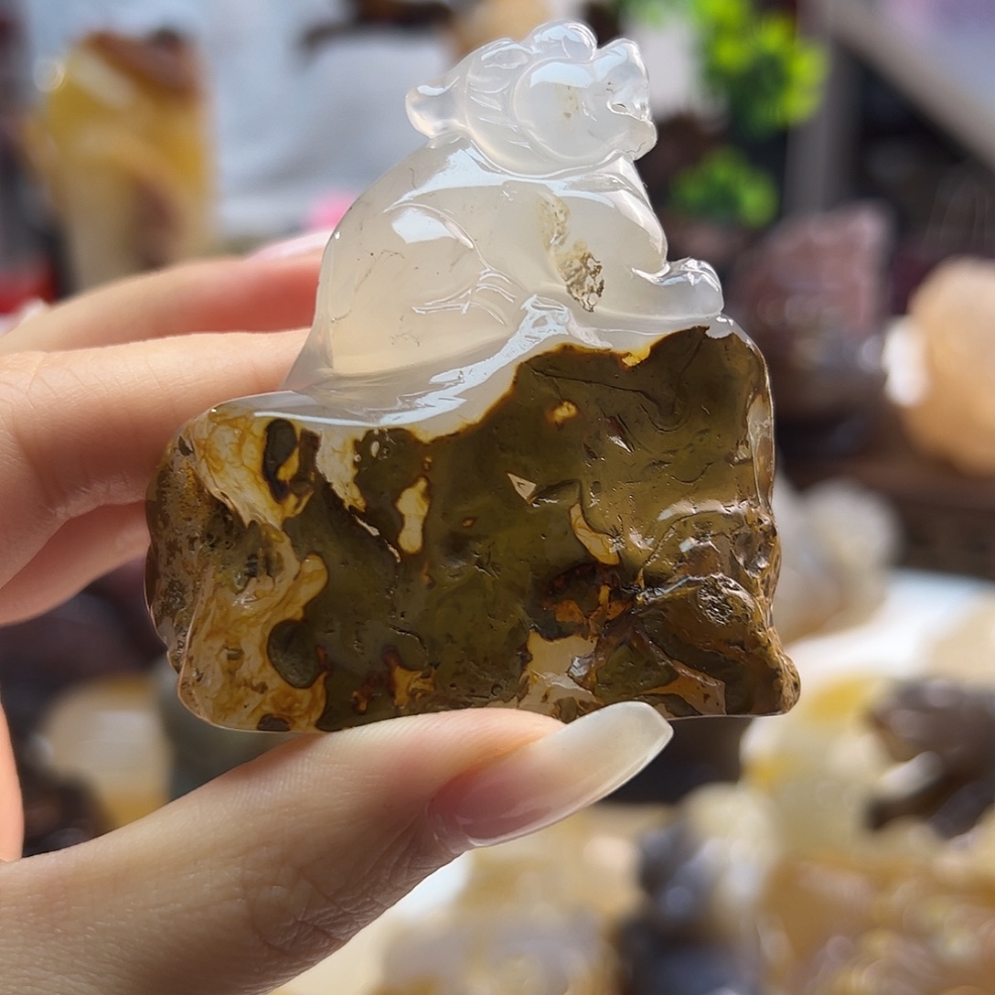 玛瑙/玉髓未镶嵌颈饰