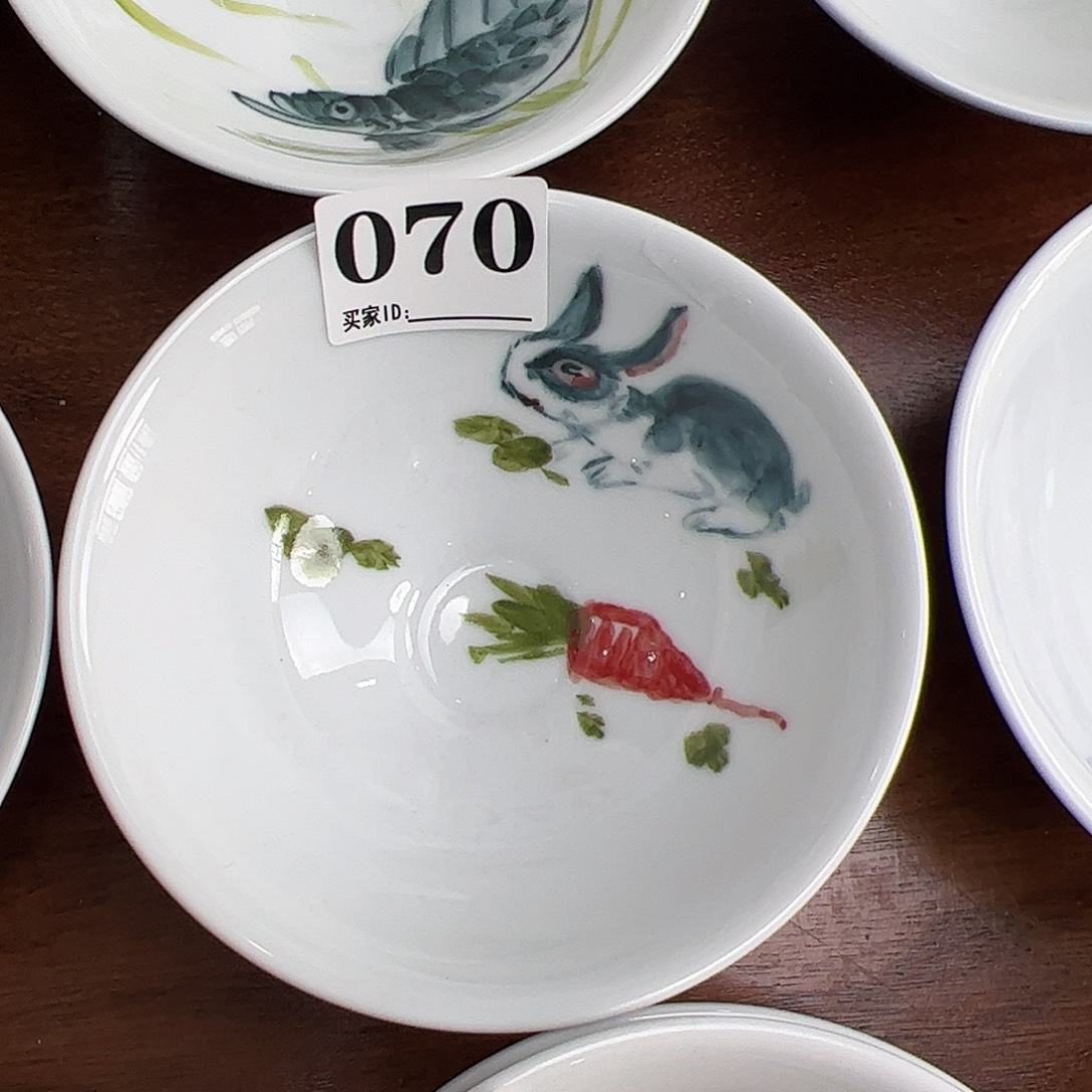 瓷片景德镇陶瓷手工手绘制作