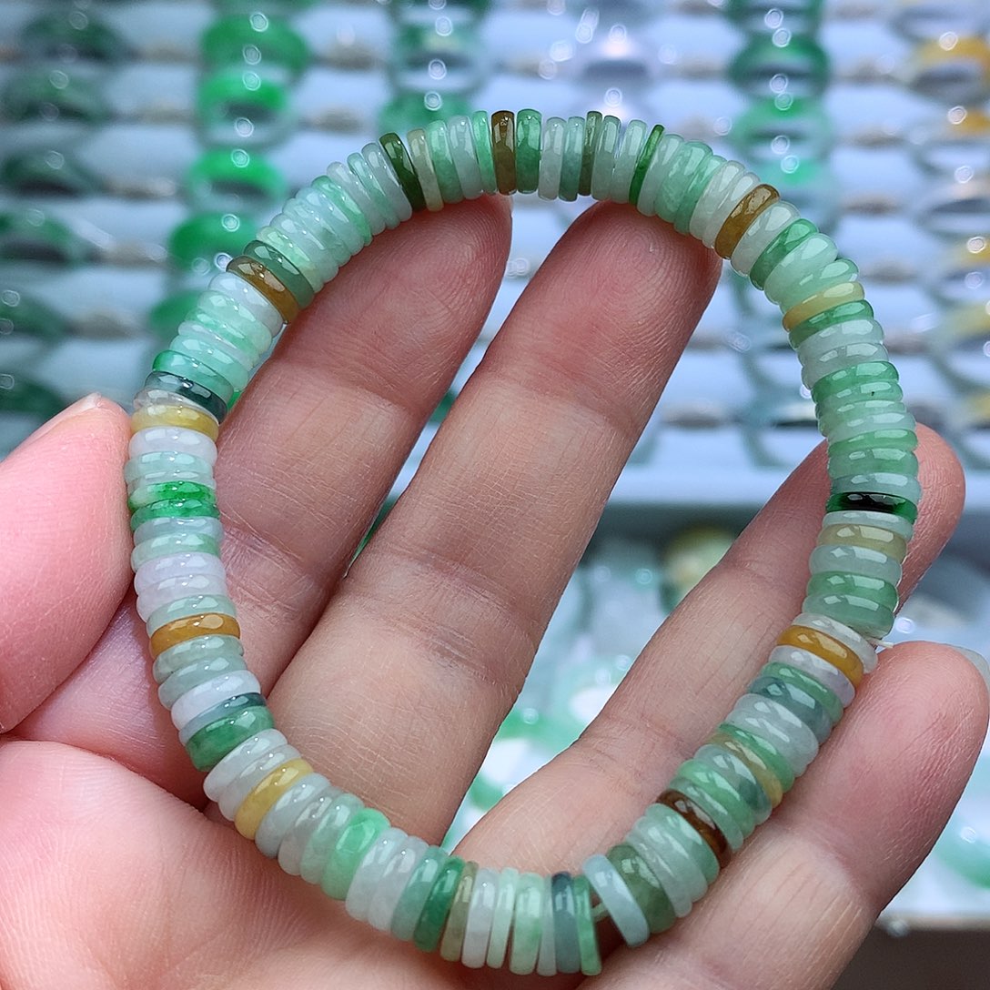 未镶嵌戒指翡翠手串