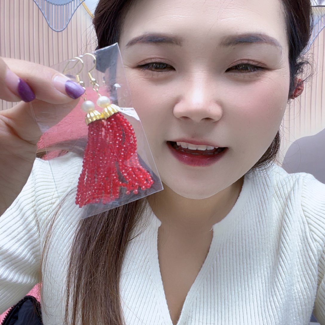 紫晶颈饰钛钢耳环