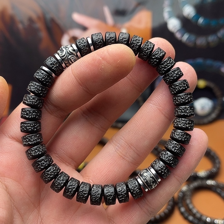 椰蒂手串9黑金耶噶吞金兽上上签