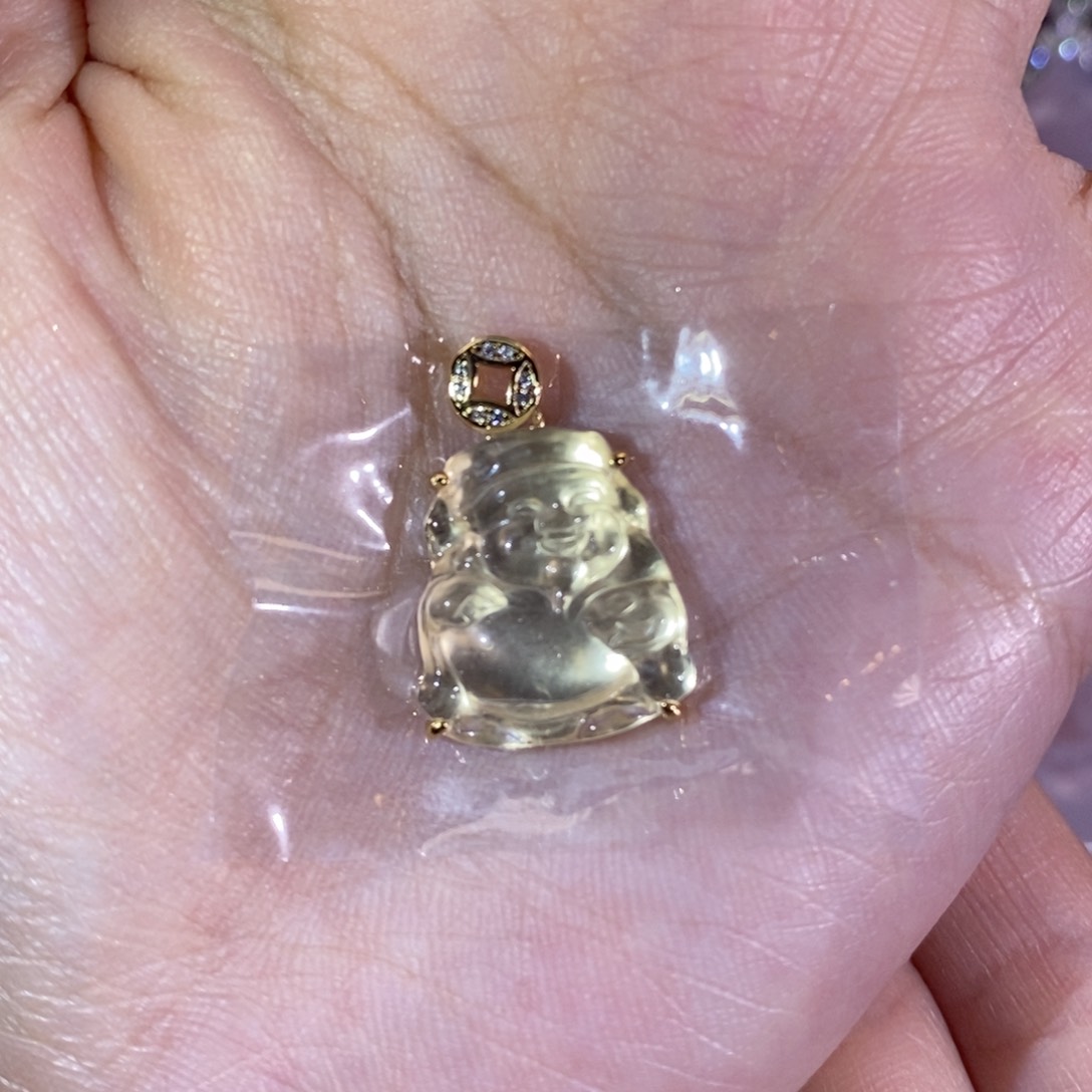 石英质玉吊坠(赠链)未镶嵌