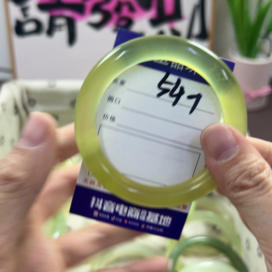 蛇纹石玉手镯未镶嵌487