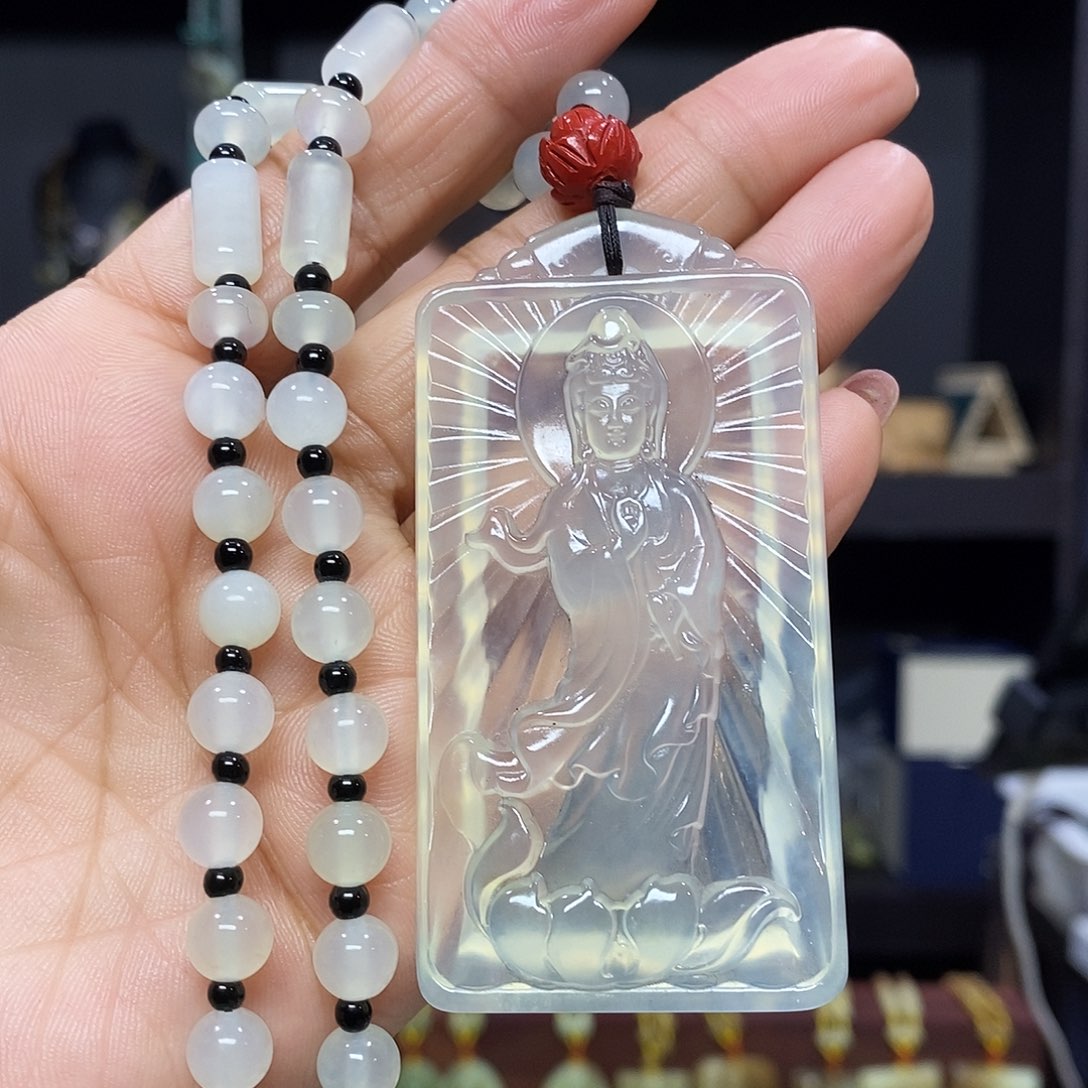 岫玉挂件吊坠手把未镶嵌