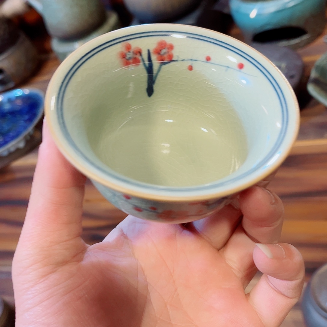 陶瓷香炉茶具摆件
