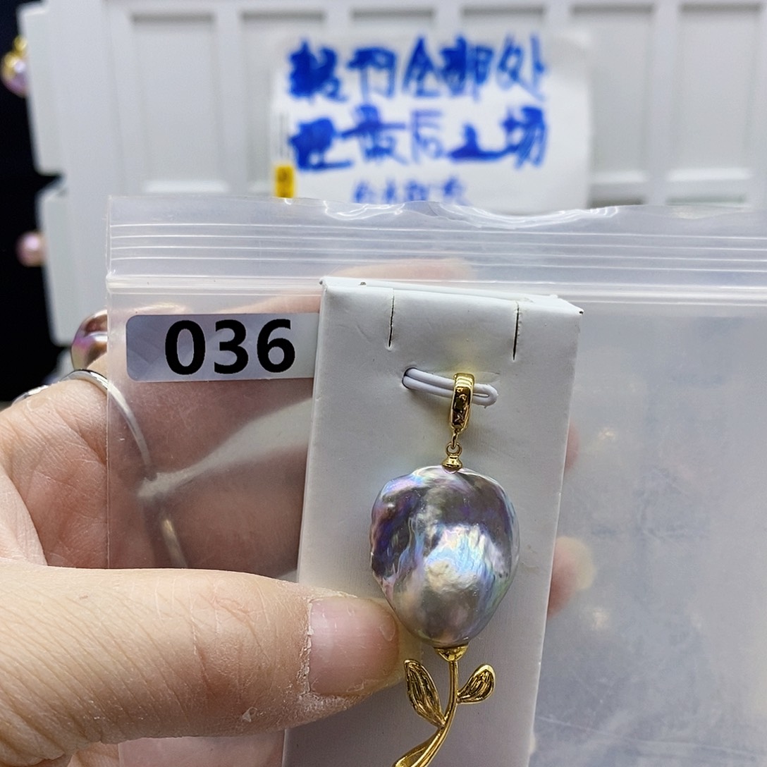 颈饰合金淡水珍珠