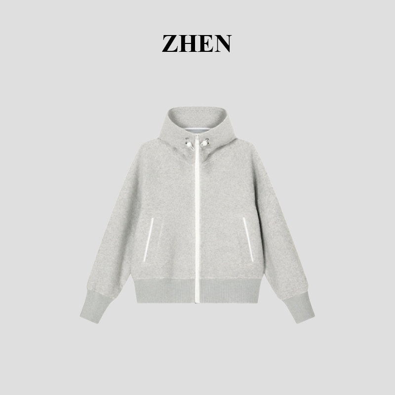 【ZHEN】25K01976 2025新款时尚气质显瘦小众设计师款时尚外套女