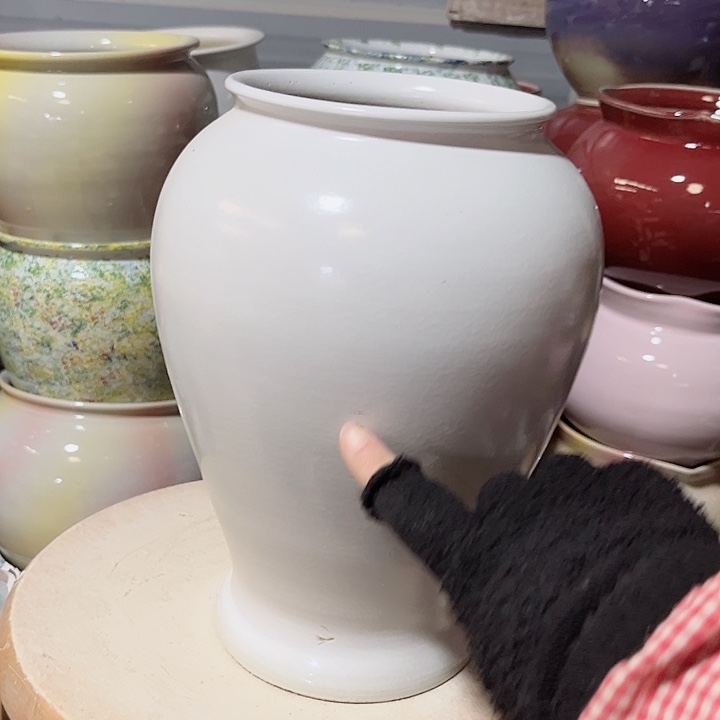 瓶口13高26瑕景德镇陶瓷满29包邮