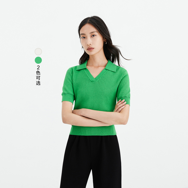 LILY夏新款女装毛衣123230TK323