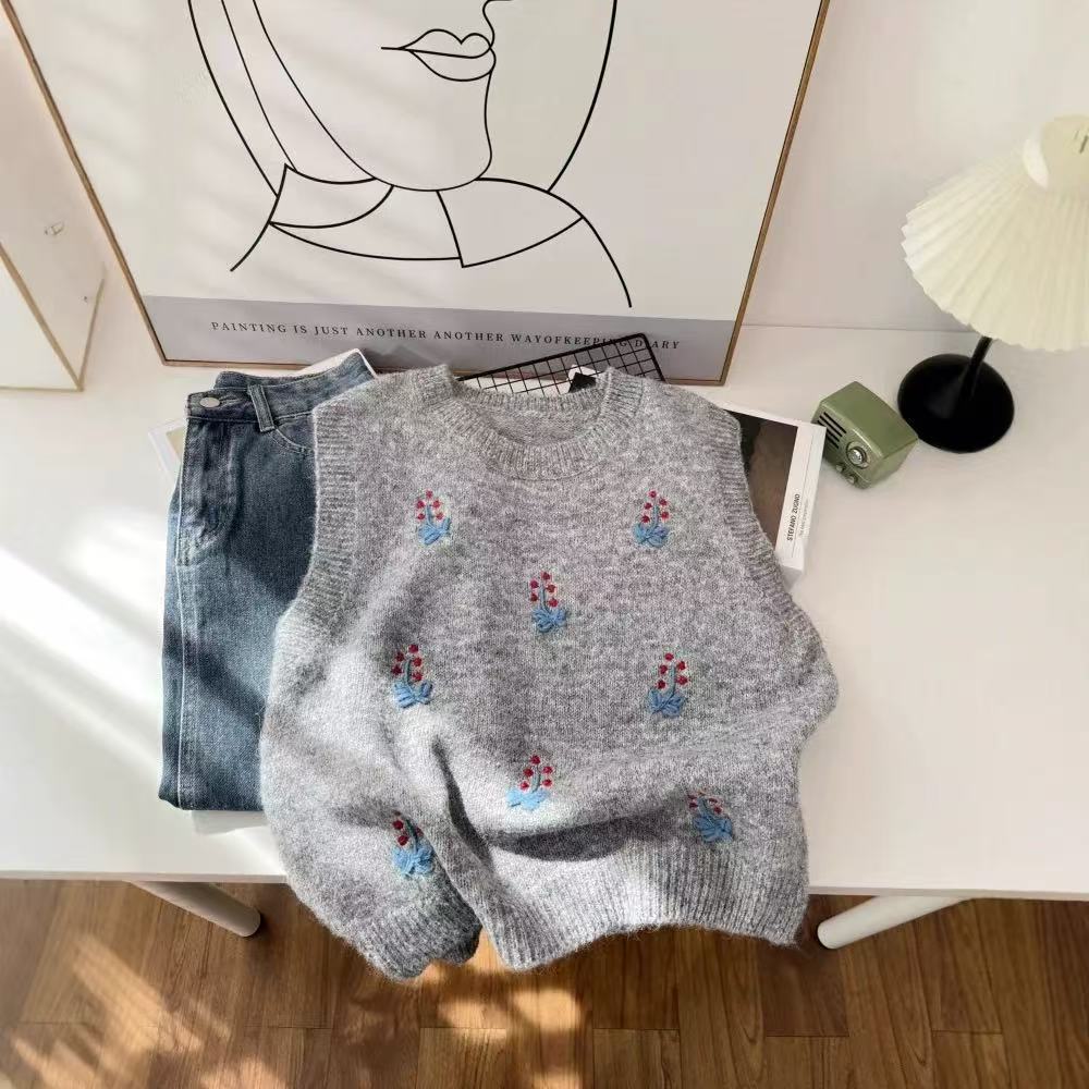 2025秋冬新款原创设计毛衣马夹女上衣【1-21】