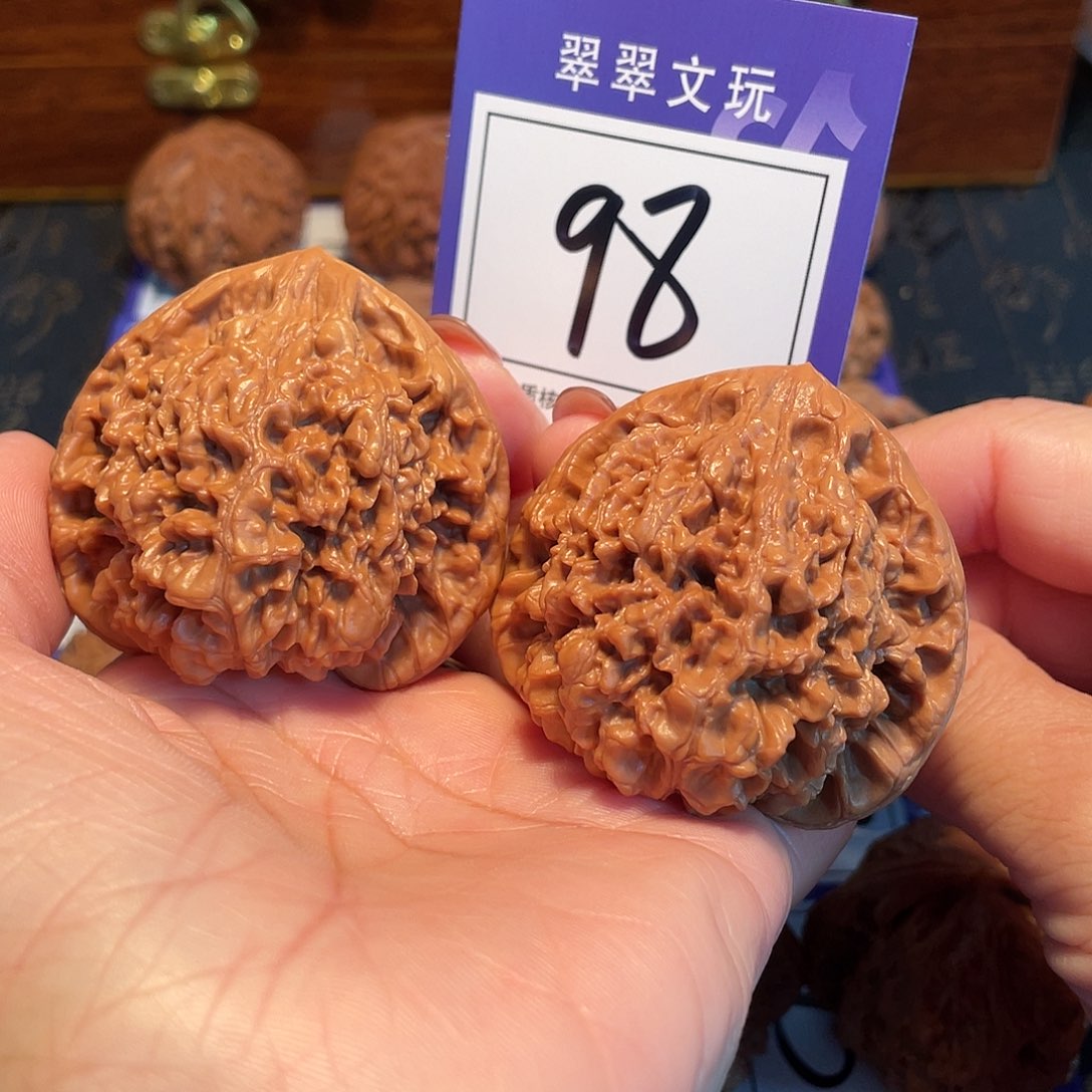 把件文玩核桃98号大官帽5.1