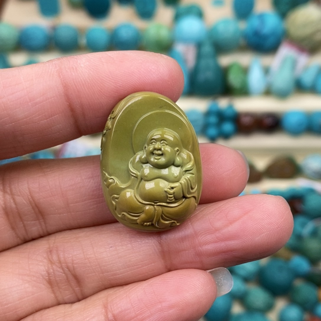 绿松石珠宝奇石未镶嵌