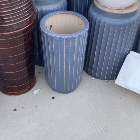 高腰高脚深蓝色竖条纹大号28/50