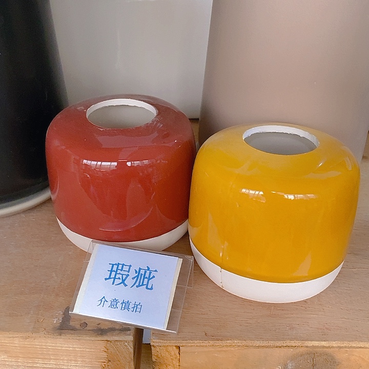 紫砂花盆多肉绿植瑕疵盆有孔